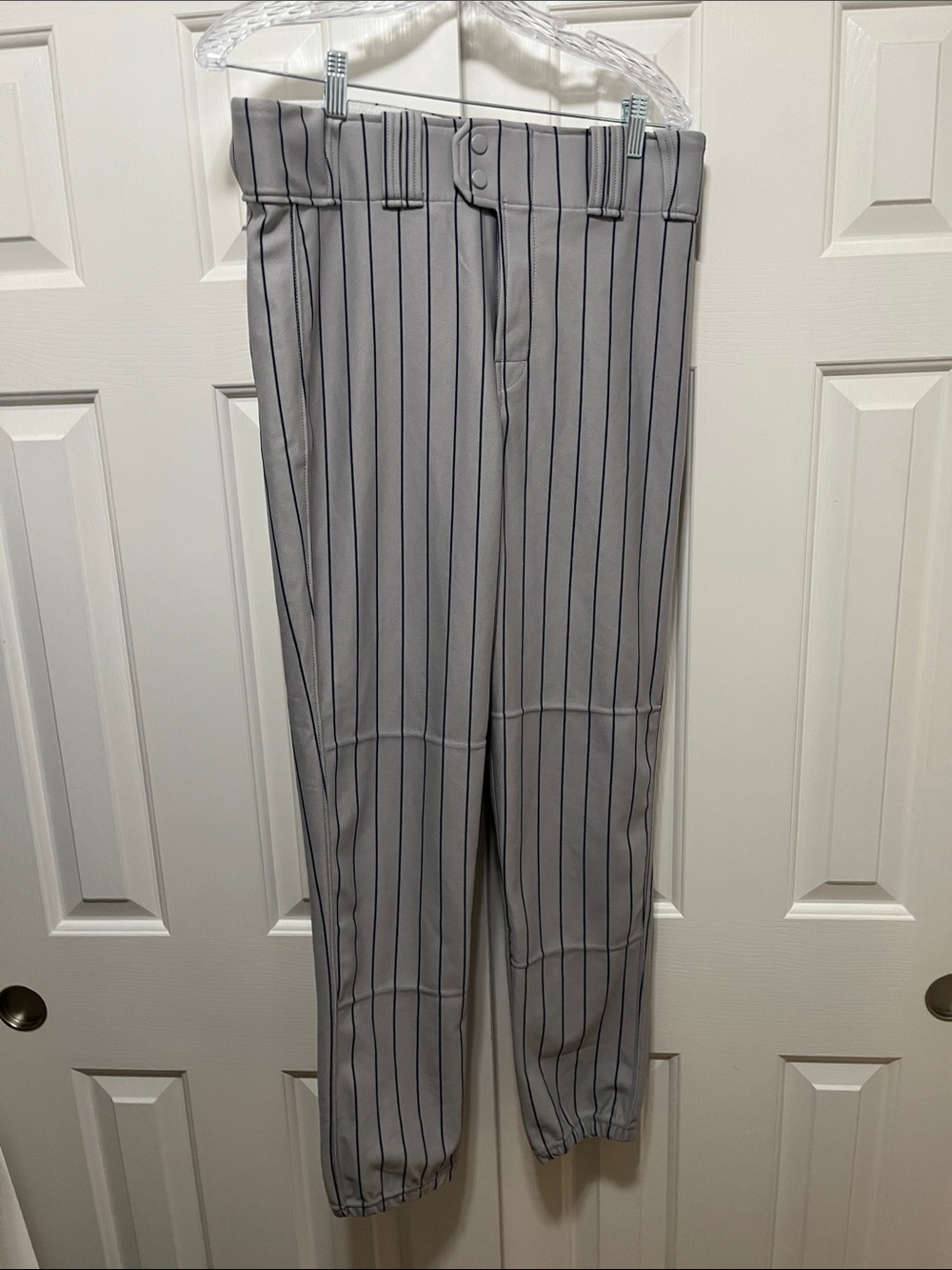 Rawlings Gray Pinstripe Men's Baseball Pants